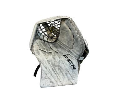 Used CCM E FLEX 5 Senior Goalie Catcher White 11873-S000229427