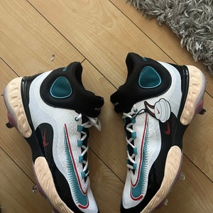 Nike Alpha Huarache Elite 4 High Paul Goldschmidt PE Cleats FZ7344-101 ~ Sz 13