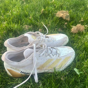 Men's Size M 10.0 (W 11.0) Adidas adizero Low Top Molded Cleats (Used)