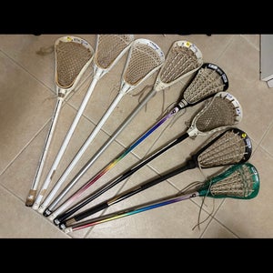 Lacrosse a lot of sticks