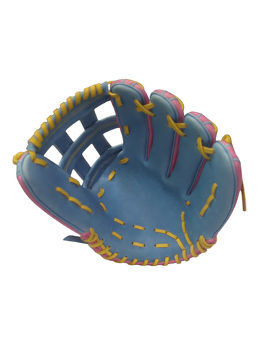 Used VOITA PINK AND BLUE INFIELD GLOVE BB/SB Glove RH Throw Pink And Navy Blue 12" 11862-C000092389