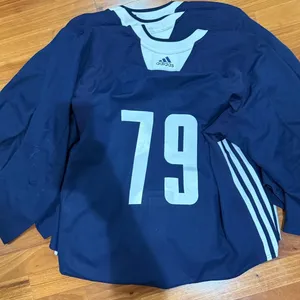 K’Andre Miller 79 MiC Team Issued Used Worn Adidas Authentic Practice Jersey New York Rangers 56