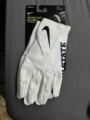 PENN STATE 3Xl Nike Nike Vapor Knit Gloves (New)
