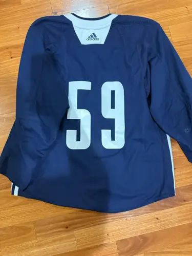 Karl Henriksson 59 MiC Team Issued Used Worn Adidas Authentic Practice Jersey New York Rangers 56