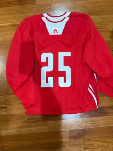 Anton Blidh 25 New York Rangers 56 MiC Team Issued Used Worn Adidas Authentic Practice Jersey