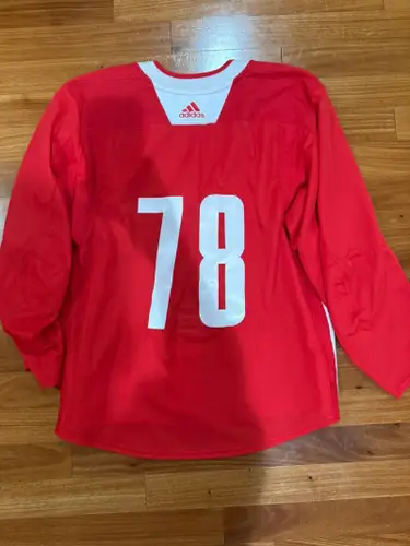 Brennan Othmann 78 New York Rangers 56 MiC Team Issued Used Worn Adidas Authentic Practice Jersey