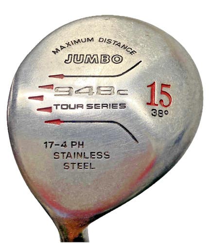 Jumbo 948c Tour Series 15 Wood 38 LH Ladies Flex Graphite 39" New Velvet Grip