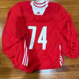 Vitali Kravtsov 74 New York Rangers 56 MiC Team Issued Used Worn Adidas Authentic Practice Jersey