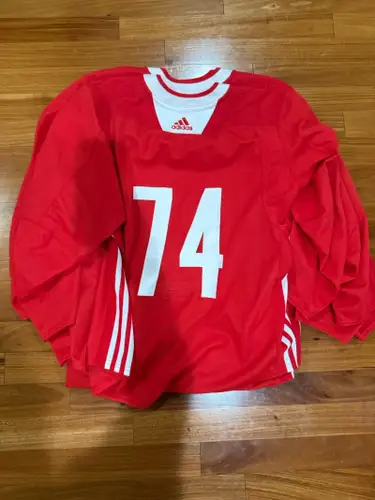 Vitali Kravtsov 74 New York Rangers 56 MiC Team Issued Used Worn Adidas Authentic Practice Jersey