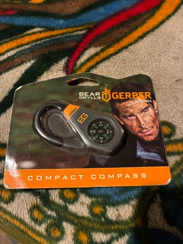New Gerver Survival Bear Grylls Compact Compass