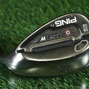 Ping Tour-W 58 08 Wedge "W" Lob Ping AWT Stiff Flex  Black Dot RH ~ MINTY!!