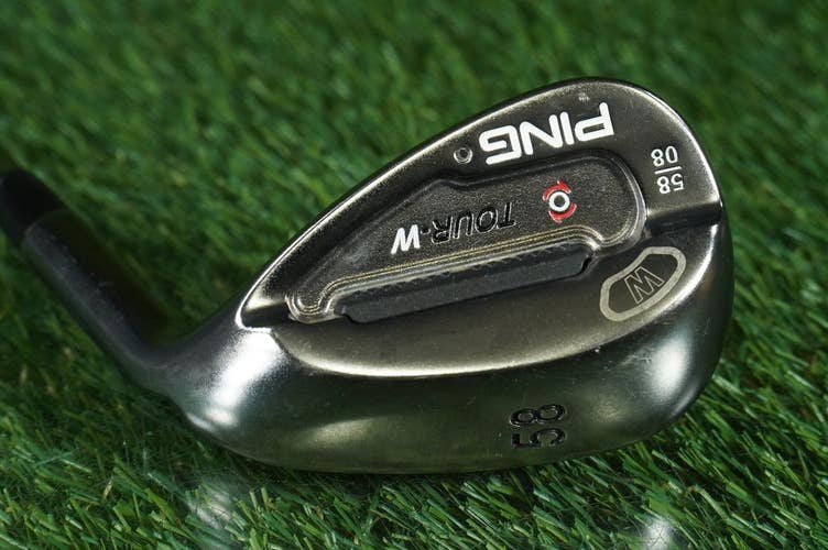 Ping Tour-W 58 08 Wedge "W" Lob Ping AWT Stiff Flex  Black Dot RH ~ MINTY!!