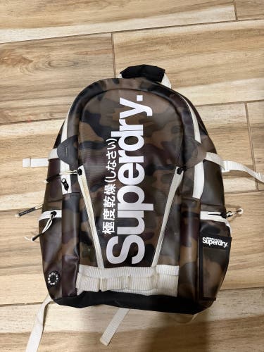 Camouflage superdry backpack