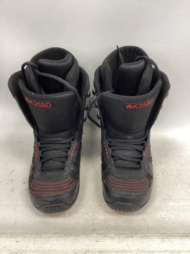 Used K2 SBD SNOWBOARD BOOTS Mens Snowboard Boots Black Senior 9.5 11851-S000042579