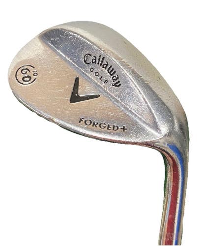 Callaway Forged Plus Lob Wedge 60*10 RH Stiff Steel 35" Midsize Golf Pride Grip