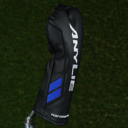 Performance Golf Anylie Hybrid Headcover Black / Blue With Changeable #'s