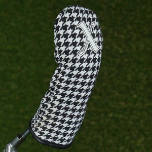 Maxfli Vintage Collection Hybrid Headcover X Black / White Star Pattern ~ LOOK!!