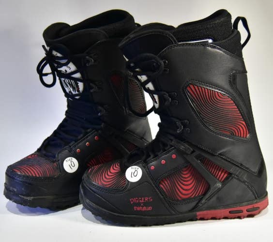 THIRTYTWO LASHED SNOWBOARD BOOTS MEN SIZE 10