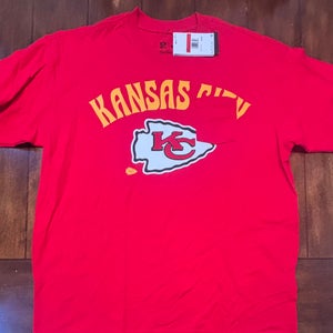 Kansas City Chiefs T-Shirt Men's Size Large NFL NIKE With Pocket NWT