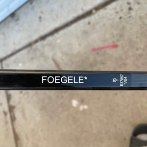 Senior Warren Foegle CCM JetSpeed FT7 Pro Left Hand Hockey Stick Mid Pattern 85 Flex Pro Stock (Used