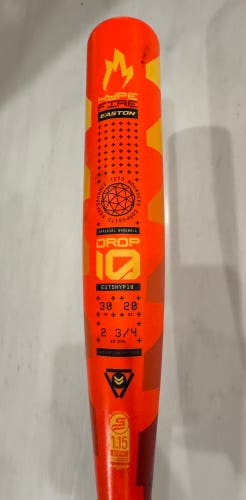 2025 Easton Hype Fire Composite USSSA Certified Bat (-10) 20 oz 30" (Used)