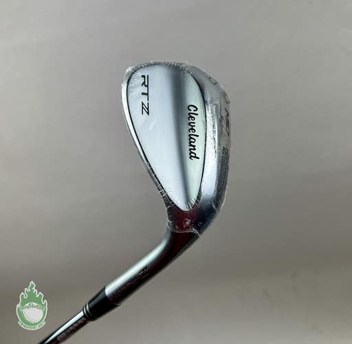 NEW Cleveland RTZ Chrome MID Wedge 60*-10 Spinner TI Wedge Flex Steel Golf Club