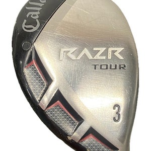 Callaway RAZR Tour 3 Hybrid 21 RH 75g Mid Kick Stiff Graphite 40" New Mid Grip