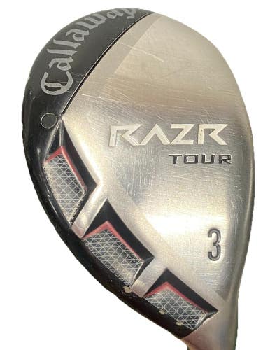Callaway RAZR Tour 3 Hybrid 21 RH 75g Mid Kick Stiff Graphite 40" New Mid Grip