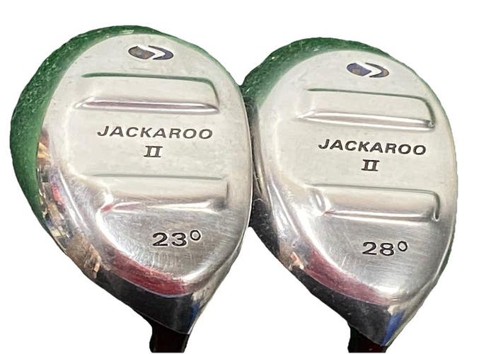Jackaroo II Hybrid Set 4H 23* And 6H 28* RH Regular Graphite New Jumbo Grips