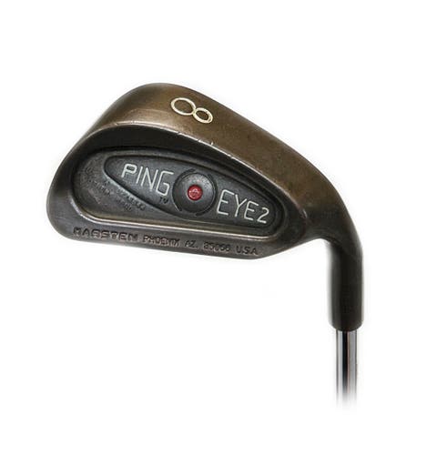 Ping Eye 2 BeCu Single 8 Iron Red Dot Steel True Temper XP 95 R300 Regular Flex