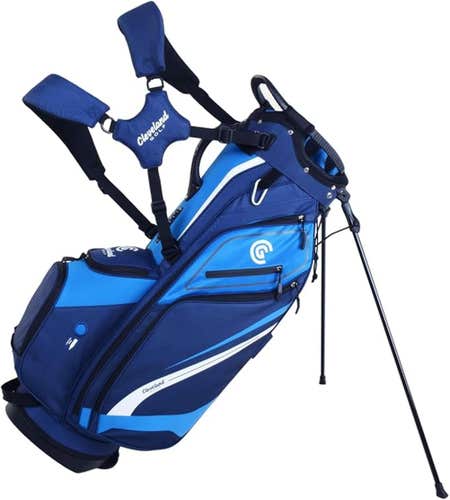 Cleveland CG Lightweight Stand Bag (Blue/Navy, 14-way top) 2025 Golf NEW