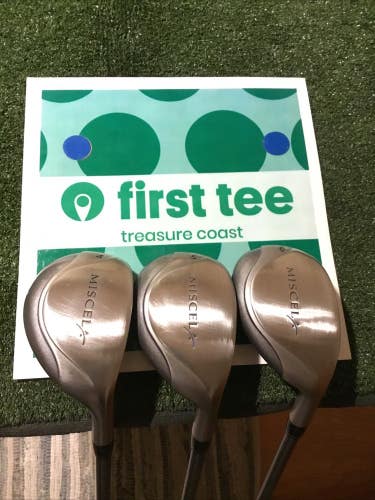 Taylormade Ladies Miscela Hybrids Set (4H, 5H, 6H) Ultralite Graphite Shafts