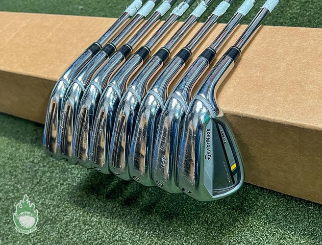 Used RH TaylorMade RBladez Tour Irons 3-PW KBS Tour Stiff Flex Steel Golf Set