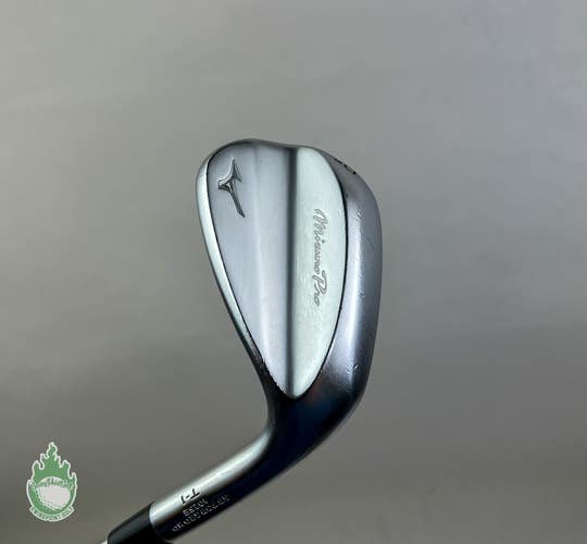 Used RH Mizuno T-1 White Satin S Grind Wedge 50*-08 S400 Stiff Steel Golf Club