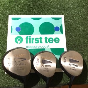 Yonex Ladies Super ADX Titanium Woods Set D, 3W, 5W Ultra Lightweight Graphite