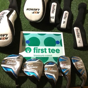 Tour Edge Hot Launch Woods & Hybrid Set 3W, 5W, 5H, 6i, 7i Uniflex UL Graphite