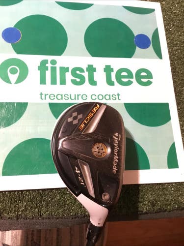 Taylormade Rescue FCT 21* 4 Hybrid Regular Aldila RIP 65g Graphite Shaft (39.5)