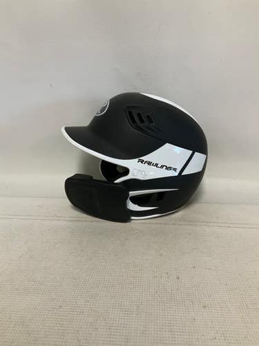 Used Rawlings R16J-R1 Batting Helmet No Mask White And Black MD 11823-S000037009