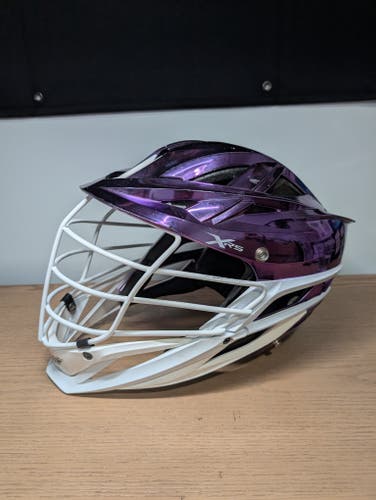 (READ DESCRIPTION) Chrome Purple Cascade XRS Helmet (Used)