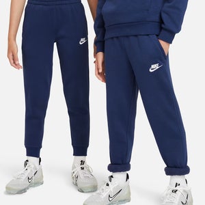 Nike Sportswear Club FD3008-410 Kids XL Midnight Navy Fleece Joggers GBO2152
