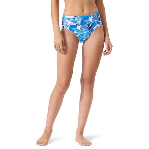 Tommy Bahama Palm Modern Palma Bottom Women's L Blue High Waist Swimwear GBO2484