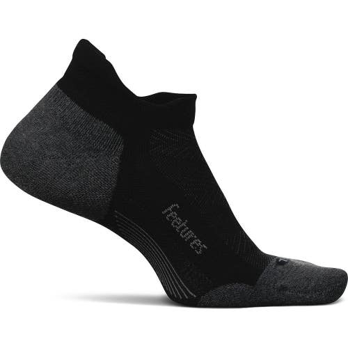 Feetures Elite Max Socks Mens XL Black Stretch Cushion No Show Tab Ankle GBO2531
