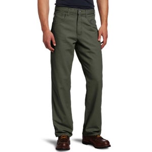 Carhartt Pants Mens 36x30 Moss Canvas Midweight Flame-Resistant Straight GBO2145