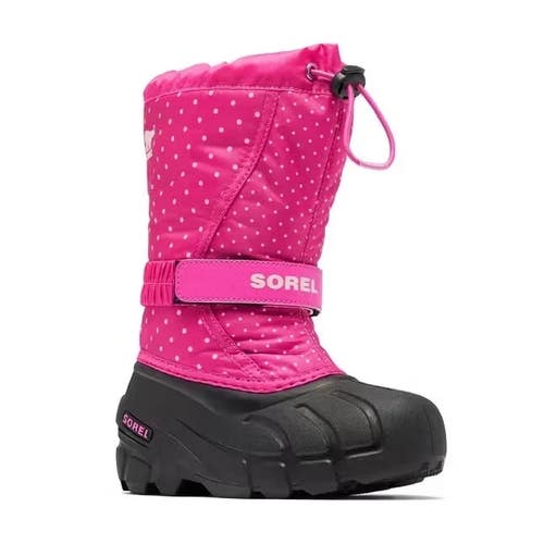 Sorel Flurry 1888091-650 Kids 7 Fuchsia Waterproof Insulated Snow Boots RHS7157