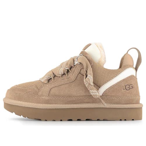UGG Lowmel 1152410K-SAN Sneakers Kids US 6 Sand Suede Lifestyle Shoes RHS7314