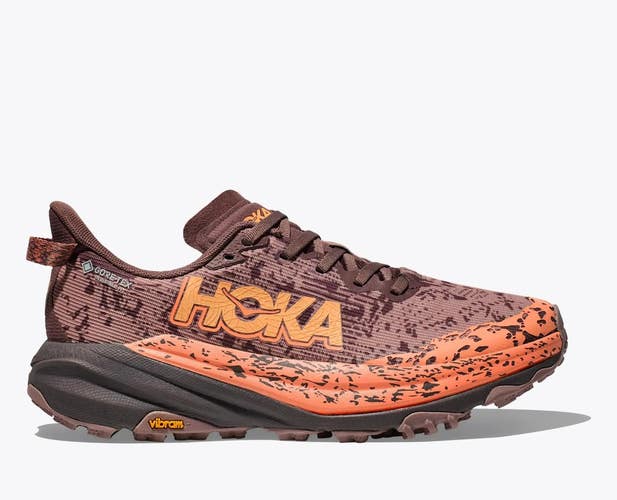 Hoka One One Speedgoat 6 GTX 1155151-SZQ Women's 7.5 Brown Running Shoes RHS7391