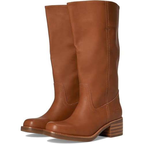 Frye and Co. Miranda 14 Boots Womens 7 Brown Leather Square Toe Mid Calf RHS7160