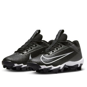 Nike Vapor Edge Shark 2 DH5089-010 Kids 2.5 Black Gray Football Cleats RHS7153