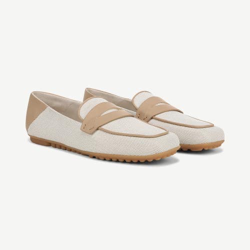 Franco Sarto Zury J5485M1250 Loafers Women's US 9 Beige Square Toe Shoes RHS7156
