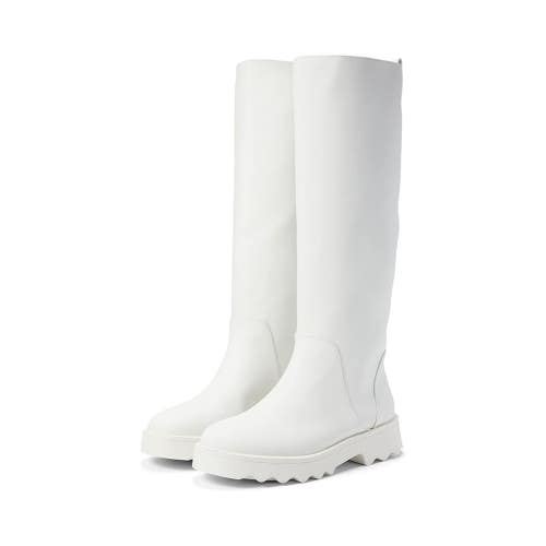 Aerosoles Slalom Boots Women's US 8.5 White Leather Knee-High Pull-On ZAP1084